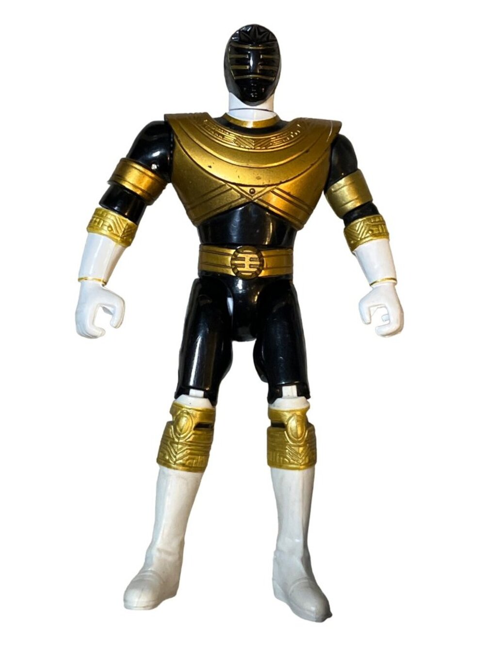 Power Rangers Zeo Black Gold Ranger Vintage Figure 1996 Bandai